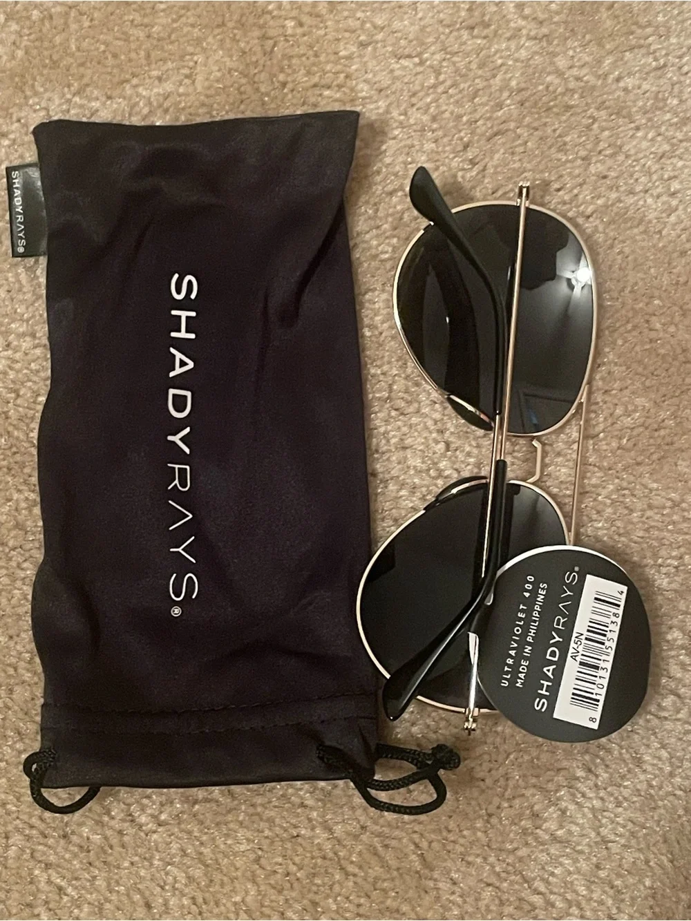 Brand new with tags Shady Rays Aviator sunglasses